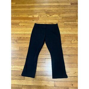 AMERICAN GIANT Capri Pants Women's Size 14 Black Pull On Stretch High Rise